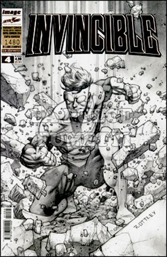 INVINCIBLE #     4 - VARIANT COVER NAPOLI COMICON 2014 - 3000 copie numerate